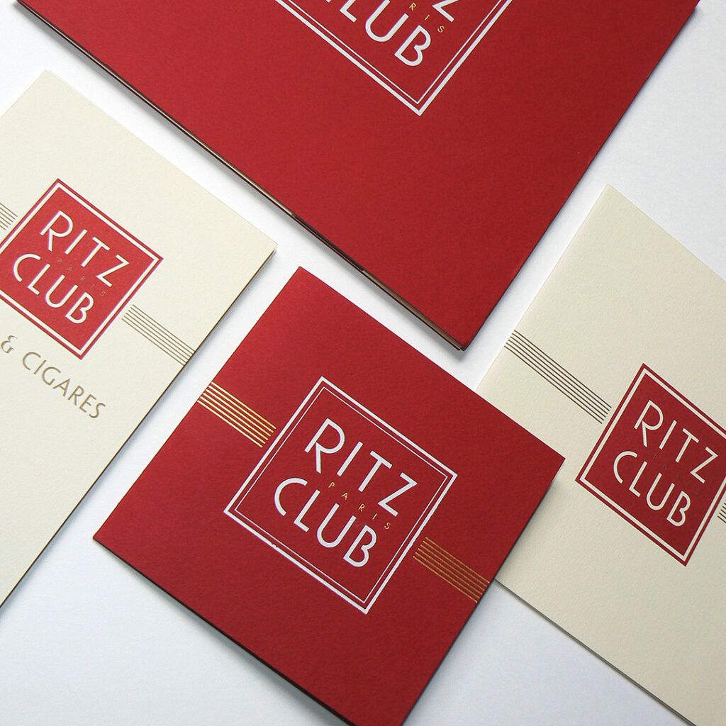 Ritz Club (Hôtel Ritz Paris) Logotype et charte graphique